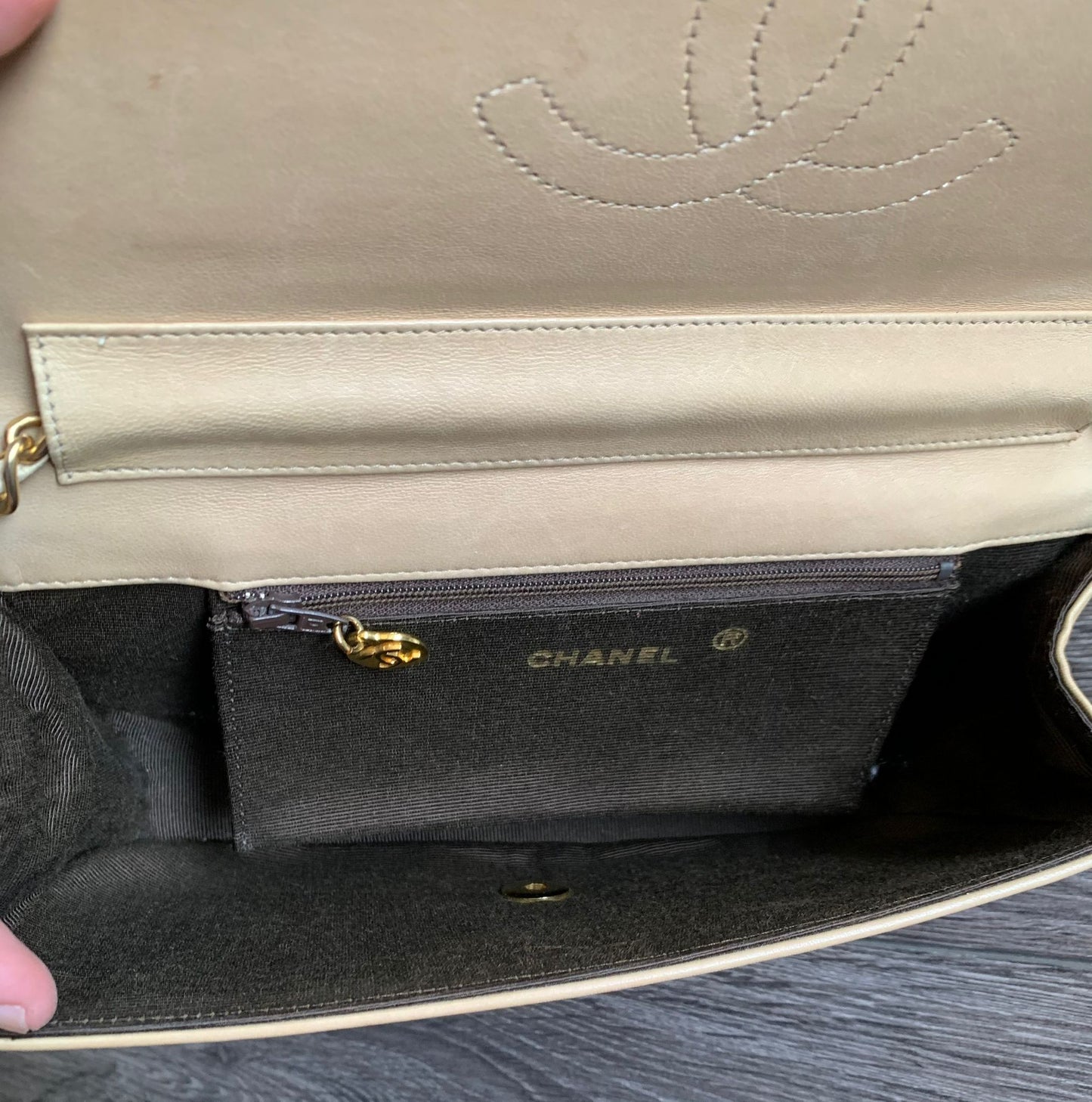 Chanel in pelle di agnello